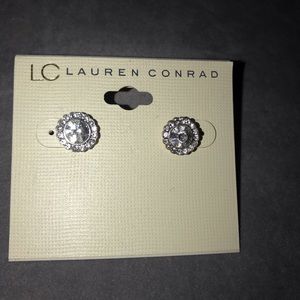Lauren Conrad Costume diamond stud earrings